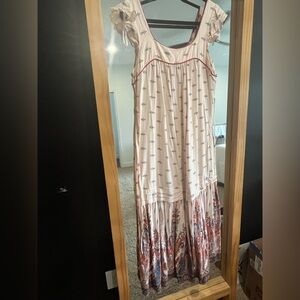 Band of Gypsies Red and Blue Sequin Sundress